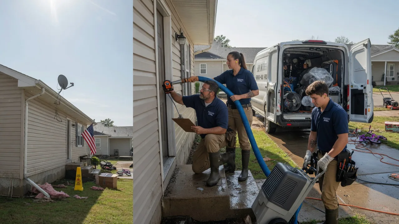 Ceiling Water Damage Restoration in Lindsay, OK near me