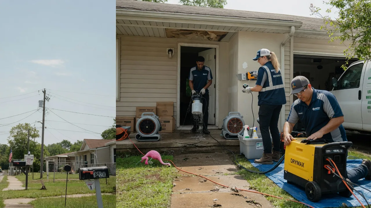 Storm Damage Water Removal in Lindsay, OK near me